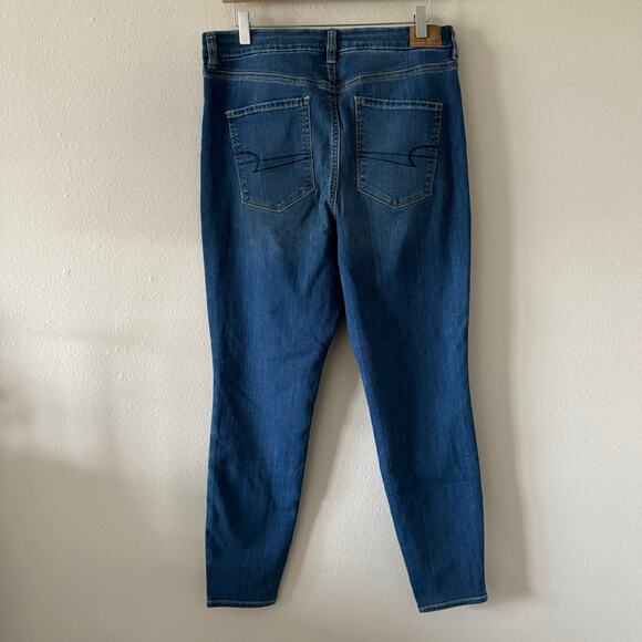 American Eagle Ne(x)t Level Stretch Curvy Hi-Rise Jeggings Jeans Size 16 - Picture 4 of 7